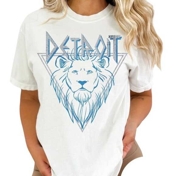 Detroit Lions Football Sweatshirt Gift Game Day NFL Team Pride Supporter Graphic - Picture 1 of 5